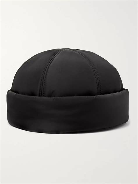 prada cashmere hat|prada re nylon beanie.